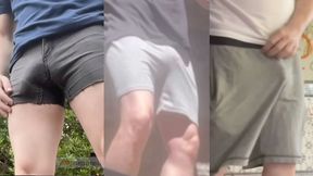 Compilation of amateur freeballing, bulges and VPL (Visible Penis Line)