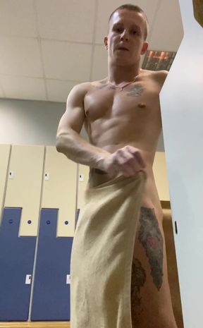 After training, I decided to shoot a video for you how I change into the shower