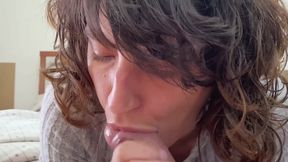 I Try to Be More Serious While Licking His Cock POV Version