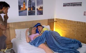 Perverted Stepmother Has Sex with Her Stepson While in Bed with Her Husband - Monique Fuentes and Christian Chaux.