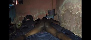 African black boy, Bobby Johnson is again on a solo bed exploration