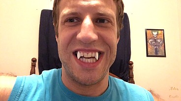 Vampire Teases Shrunken Homo Before Eat