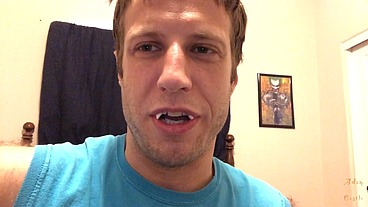 Vampire Teases Shrunken Homo Before Eat