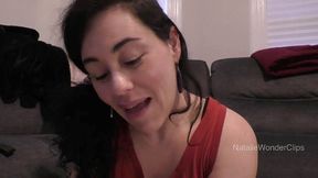 Showing you how to play with your little penis and then shooting your cummies inside of stepmommy