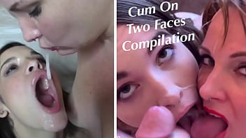 Cum on Two Girls Facial Compilation : Amateurs Suck, Swap &amp_ Swallow