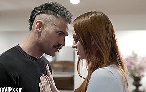 Recently widowed guy taboo fucked sons redhead teen GF