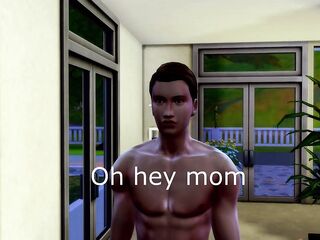 Stepmom and son masturbate for every other