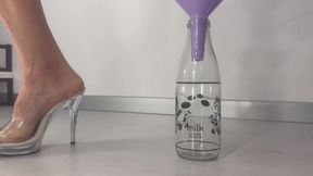 Peeing in a Bottle Through a Funnel