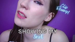 Showing My Snot 720 MP4