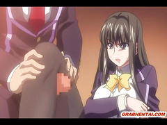 Hentai coed hot knee fucking by pervert