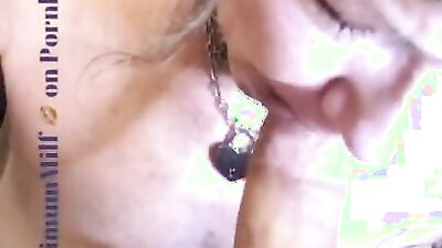 Oral Creampie Mature Sexy Cougar On Her Knees POV Sensual BJ Deepthroat CIM!