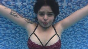 First time holding my breath underwater