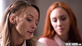 Two hot MILFs get down and dirty with some hardcore muffdiving
