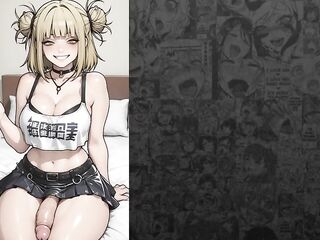 Futanari step-sister Himiko Toga makes you her personal whore and gives you a cei