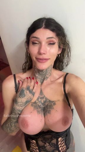 Hot Trans Girl with a Big Ass, Big Dick, and Big Tits, Just the Way You Like It, Blowjob on a Big Dick