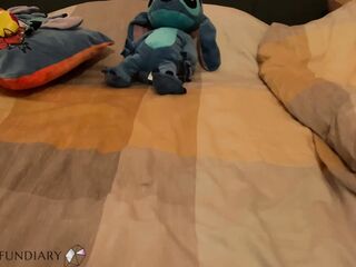 1st time DP with Stepdaddy and a vibrator