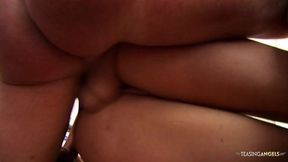 Busty blonde gets rough sex from a hot cop