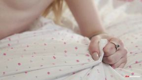 Cute Blonde Teen Stepdaughter Lily Larimar Spreads Her Pink Pussy Wide