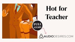 Teacher ties up student and dominates her in the office