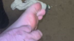 Master tickling feet using hands MP4