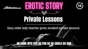 [EROTIC AUDIO STORY] Private Lessons