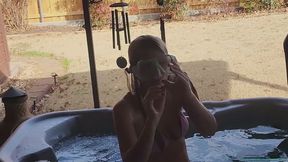 Tinies in the Hot Tub mobile