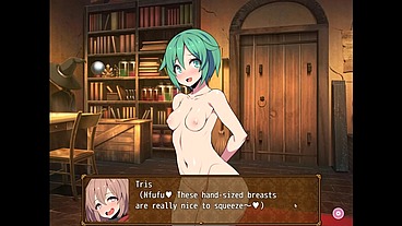 Futanari Alchemist Tris [Hentai game PornPlay] Ep.39 sex massage and creampie to make her tiny tits grow big