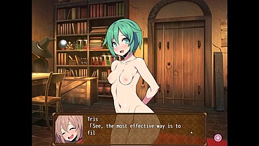 Futanari Alchemist Tris [Hentai game PornPlay] Ep.39 sex massage and creampie to make her tiny tits grow big