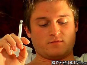 Smoking deviant London Lane solo masturbation session