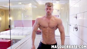 Brad is muscular hunk who loves to show of and masturbate