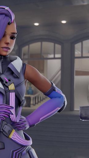 Sombra Takes BBC in Tight Ass and Mouth for Money 3D Overwatch Porn