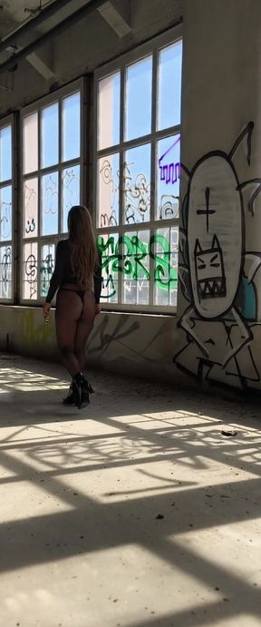 Beautiful Nylon Mistresss in Horror Place