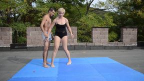 Big stepmom show us her straight on poor dude
