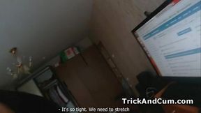 Lusty Alla giving a titjob as foreplay