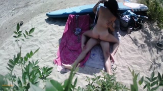 A good fuck by the river, she makes me cum twice