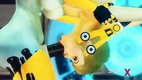 Young Slut Shemale Android Explore Forbidden Desires in 3D Lab Fantasy