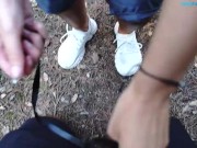 My boyfriend wears the FLAT CAGE on the mountain | Mistress ERICA