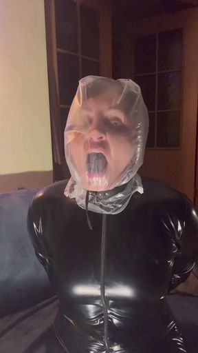 Tight Plastic Bag and Latex