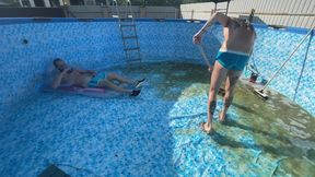 Pool Fucking - Public Sex