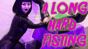 A Long Hard Double Fisting 720p ft Mistress Goth Delilah Maz Morbid #fisting #pegging #femdom @mazmorbidfetish