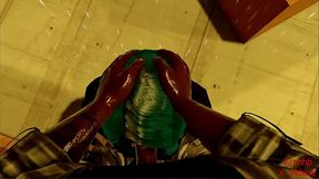 Gwen'_s long night gets even longer!! (dancing and deepthroat)