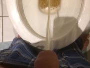 Scottish teen pissing