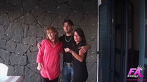 Spanish Milfs Hardcore Threesome Porn Video