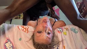 Sloppy Deepthroat BBC Blowjob