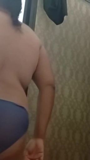 Milf fat co-worker records herself and sends me the video taking a shower   Clip 1