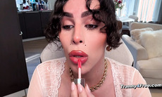 Seductive Trans Girl Plays With Her Hard Dick