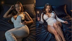 Sky Boom Hot Wax Paraffin Dripping & Hard Fucking on Juan Stone Oiled Body - BDSM Wax Play