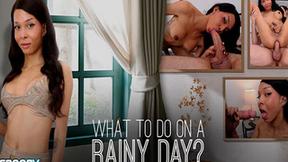 ”GROOBYGIRLS - Interracial ass fucking on a rainy day hardcore ass fucking”