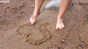 My Sexy Feet at the Beach