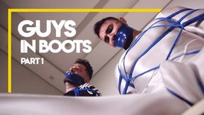 Guys in Boots - Part 1 (1080p) Gay Bondage - Gay Domination - Lycra - Boots - Neoprene - Catsuit - Gagged - BDSM
